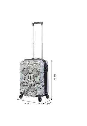 Maleta Viaje 360 Stampy S Disney 100 Color: Gris Talla: S