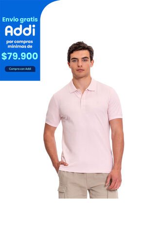 Camisa Polo Para Hombre Spencer 2.0 Rosada Totto