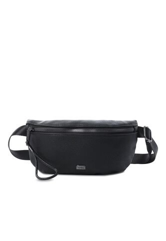 Riñonera Para Mujer Smooth Color Negra Totto