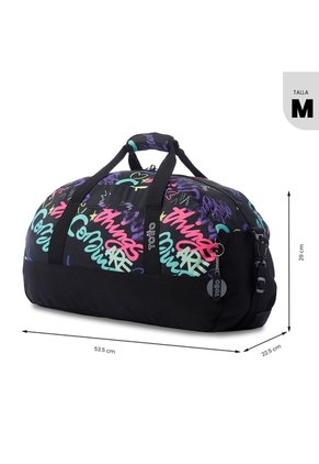 Tula De Viaje Active Mediana Color Negra