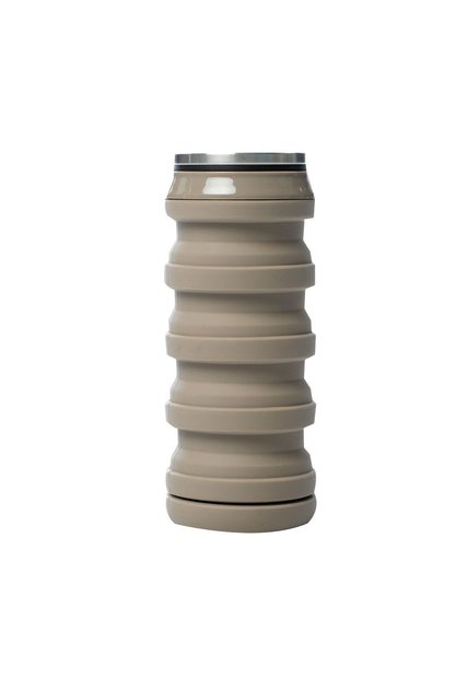 Botilito Plegable Can 480 Ml Café