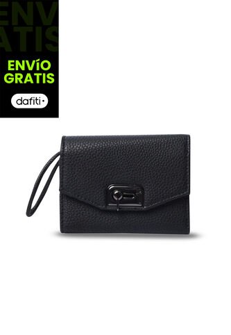 Billetera Para Mujer Smooth Ney Con RFID Blocker Negra Totto