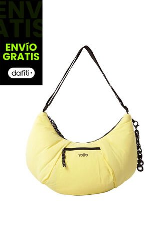 Bolso Banana Bag Para Mujer Escandinavia Mediano Amarillo Totto