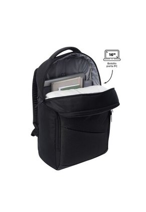 Morral Ejecutivo Porta PC 16" Slant Negro Hombre