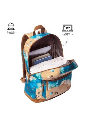 Morral Universitario Porta PC 14" Tocax Verde Hombre