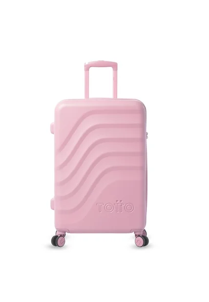 Maleta De Viaje Mediana 360 Bazy + 2.0 Rosada