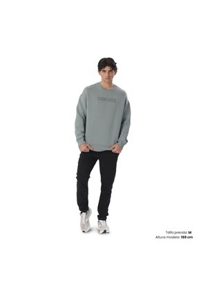Buzo Para Hombre Cuello Redondo Vess Verde