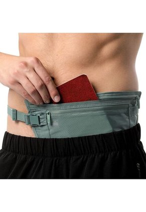 Canguro Invisible De Viaje Security Con RFID Blocker Verde