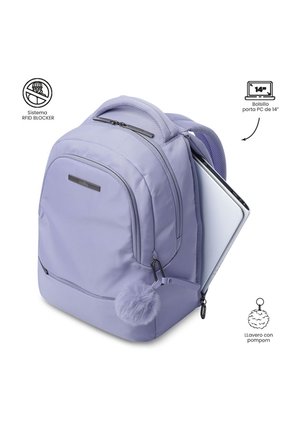 Morral Ejecutivo Porta PC 14" Adelaide 2 2.0 Morado Mujer