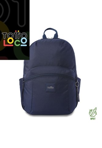 Morral Mochila Trik M Porta Pc 14'' Unisex Azul Totto Totto
