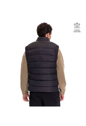 Chaqueta Acolchada Para Hombre Atlantida 2 En 1 Negra