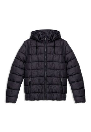 Chaqueta Acolchada Para Hombre Atlantida 2 En 1 Negra