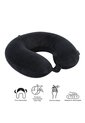 Almohada De Viaje Pylot Con Memory Foam Negra de Totto