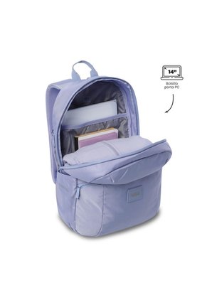 Morral Universitario Trik 2.0 Porta PC 14" Morado Mujer