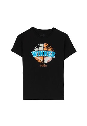 Camiseta Para Niño Proyecty Negra