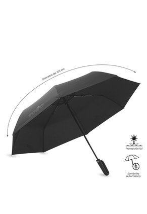 Sombrilla Mediana Aurora Con Filtro UV Negra