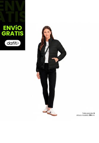 Chaqueta Acolchada Para Mujer Colora Negra Totto