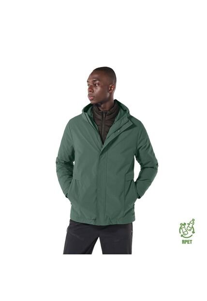 Chaqueta Acolchada Para Hombre Maubois 3 En 1 Verde