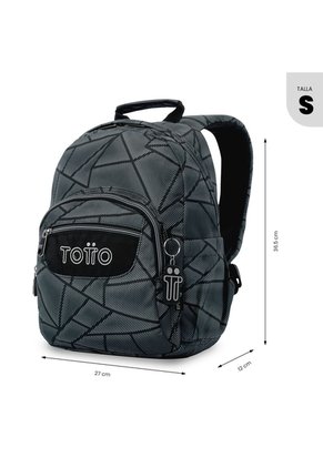 Morral Juvenil Tempera Pequeño Gris