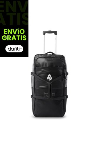Maleta De Viaje Mediana Real Madrid Negra Totto