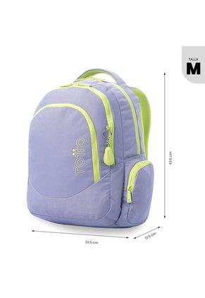 Morral Universitario Porta PC 15.4" Luciano 2.0 Morado Mujer