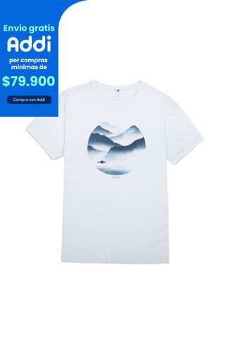 Camiseta Para Hombre Mozartpro Blanca Totto