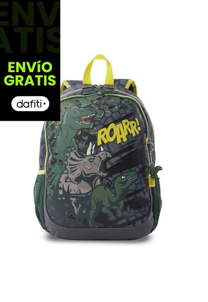 Morral Escolar Para Niño Dinoroarr Walt Mediano