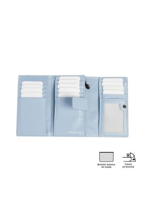 Billetera Style Don Con RFID Blocker Azul