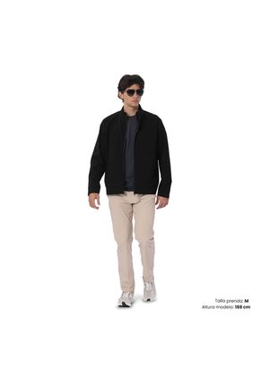 Chaqueta Casual Para Hombre Galicya Negra