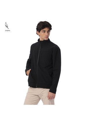 Chaqueta Casual Para Hombre Galicya Negra