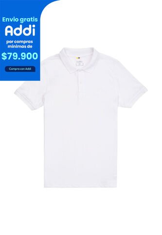 Camisa Polo Spencer Blanca Hombre Totto