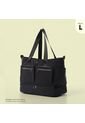 Bolso Para Mujer Maxi Tote Negro de Totto
