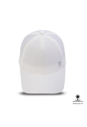 Gorra Beisbolera Relyx 3.0 Con Filtro UV Color Blanca