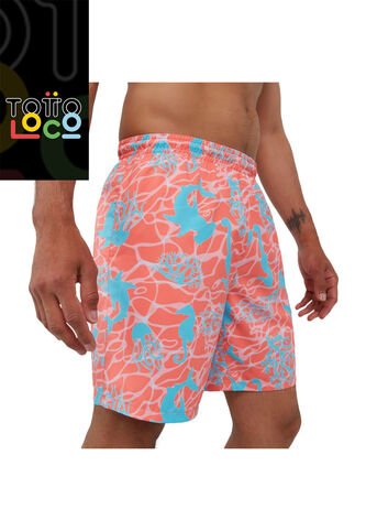 Pantaloneta Estampada Para Hombre Abriko Totto