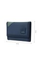 Billetera Contrast Bak Con RFID Blocker Azul de Totto