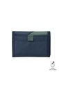 Billetera Contrast Bak Con RFID Blocker Azul de Totto