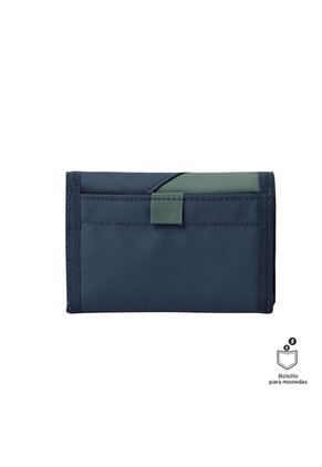 Billetera Contrast Bak Con RFID Blocker Azul
