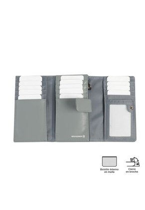Billetera Style Don Con RFID Blocker Gris