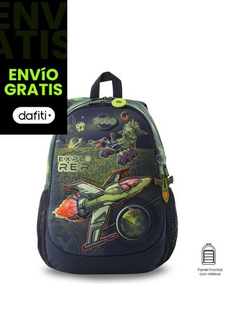 Morral Para Niño Explorer Ship Grande Verde Totto