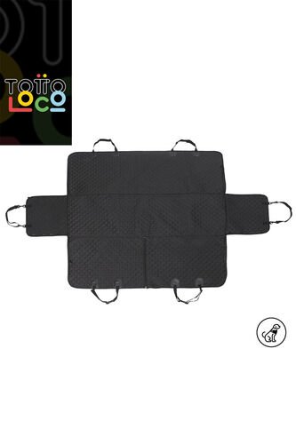 Protector De Carro Para Mascotas Silla Trasera Ride Negro Totto