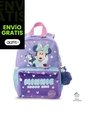 Morral Para Niña Minnie Pequeño Morado Con Corazones de Totto