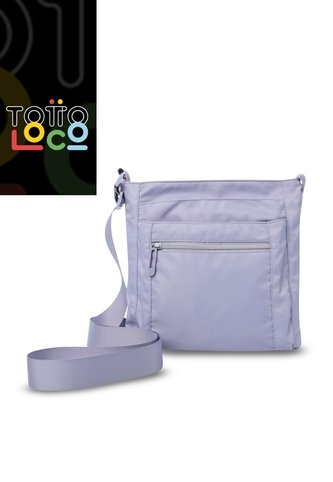 Bolso Para Mujer Supiori Tipo Crossbody Pequeño Morado Totto