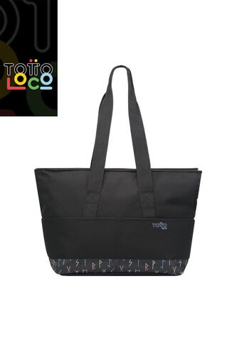 Shopping Bag Kira Versátil Negra Totto