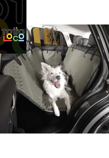 Protector De Carro Para Mascotas Silla Trasera Ride Verde