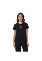 Camiseta Estampada Para Mujer Prime Manga Corta Negra de Totto