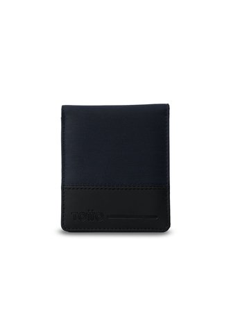 Billetera Hombre Nexus Mediana Con RFID Blocker Azul Totto