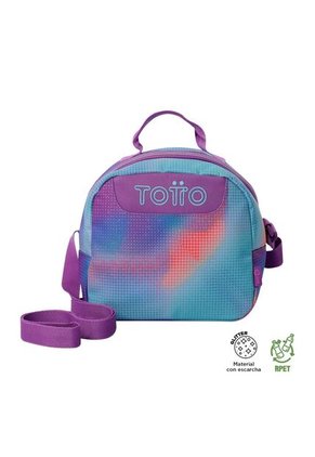 Combo Escolar Morral Acuarela Glitter + Lonchera Y Cartuchera