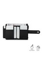 Billetera Mujer Texture Pequeña Con RFID Blocker Negra de Totto