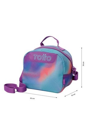 Combo Escolar Morral Acuarela Glitter + Lonchera Y Cartuchera