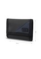 Billetera Hombre Contrast Pequeña Con RFID Blocker Negra de Totto
